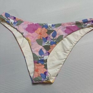 Dippin Daisys High Waist Seashore Bikini Bottoms Zen Garden Size Large New